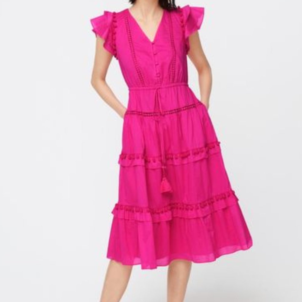 Pink Pom Pom Dress